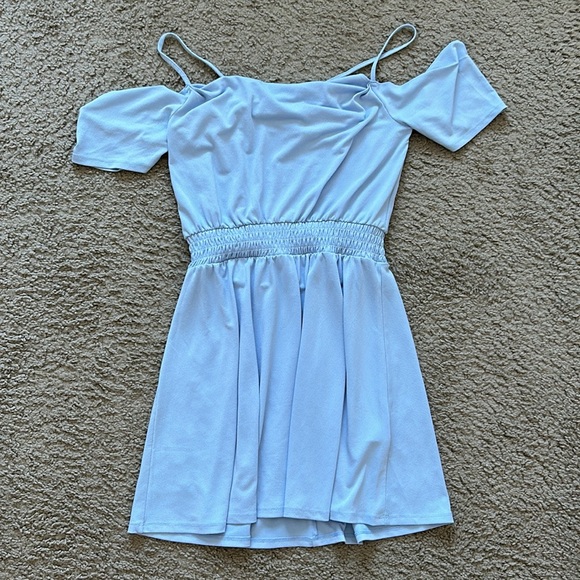 Express Dresses & Skirts - Express Baby Blue Skater Dress, Small